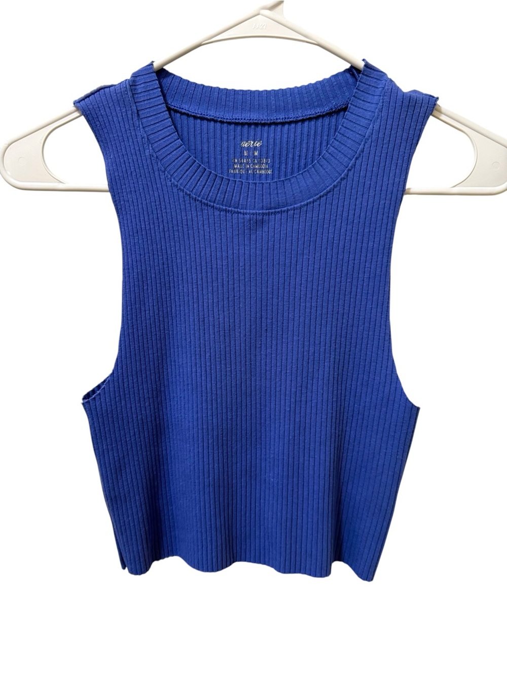 Aerie Ribbed Cropped Tank Top